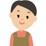 ゆりかごWEC児童クラブ職員のイラスト