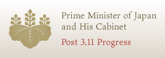 Prime Minister of Japan and His Cabinet Post 3.11 Progress