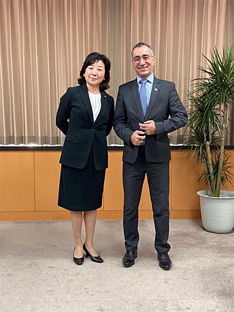 ギラッド・コーヘン（駐日イスラエル大使）による野田大臣への表敬訪問2