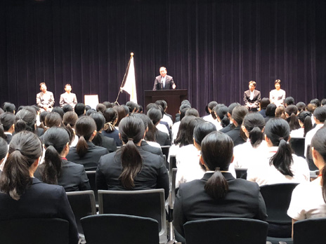 女子学生霞が関インターンシップ開講式 内閣府