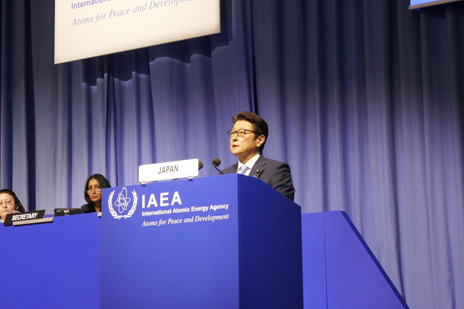 第62回国際原子力機関（IAEA）総会に出席