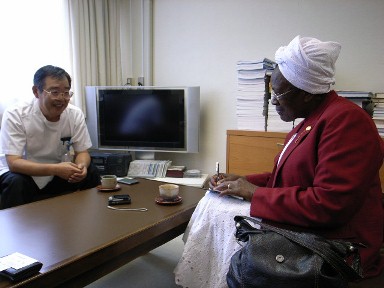 Together with Dr. Yoshinobu KUMA