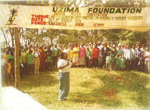 UZIMA Youth at the 2001 convention