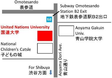 マップ・国際連合大学