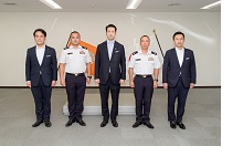多国籍部隊・監視団(MFO)第1次司令部要員帰国式の様子
