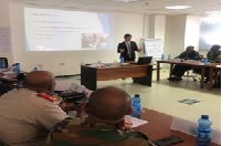 エチオピア平和支援訓練センターへの講師派遣の様子