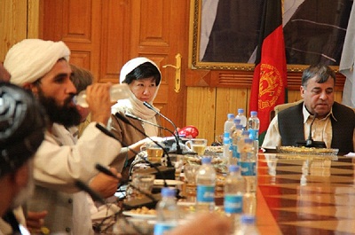 アフガニスタン政府関係者との会議img