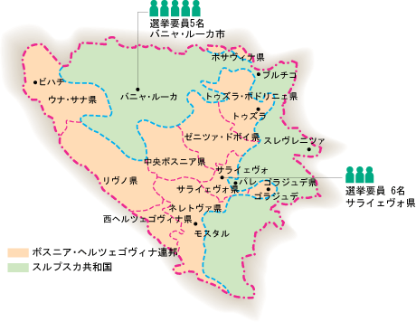 我が国の選挙要員の配置図img