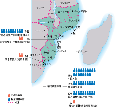 我が国司令の要員・部隊配置図（最終配置）img